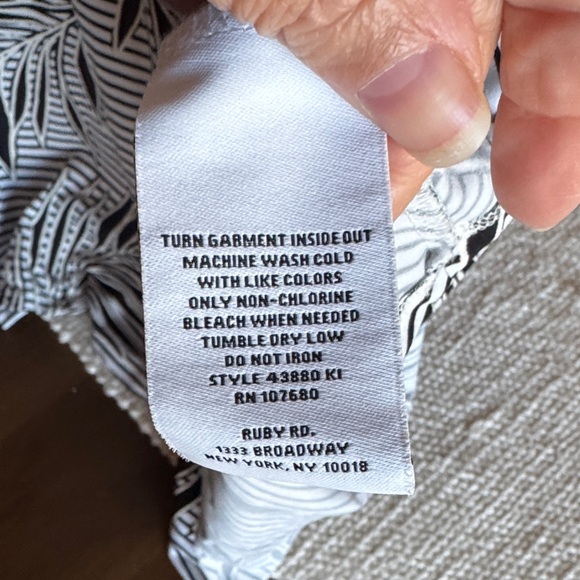 Ruby Rd. Embellished Leaf Pattern Dress - Picture 5 of 6